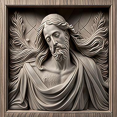 3D model st jesus (STL)